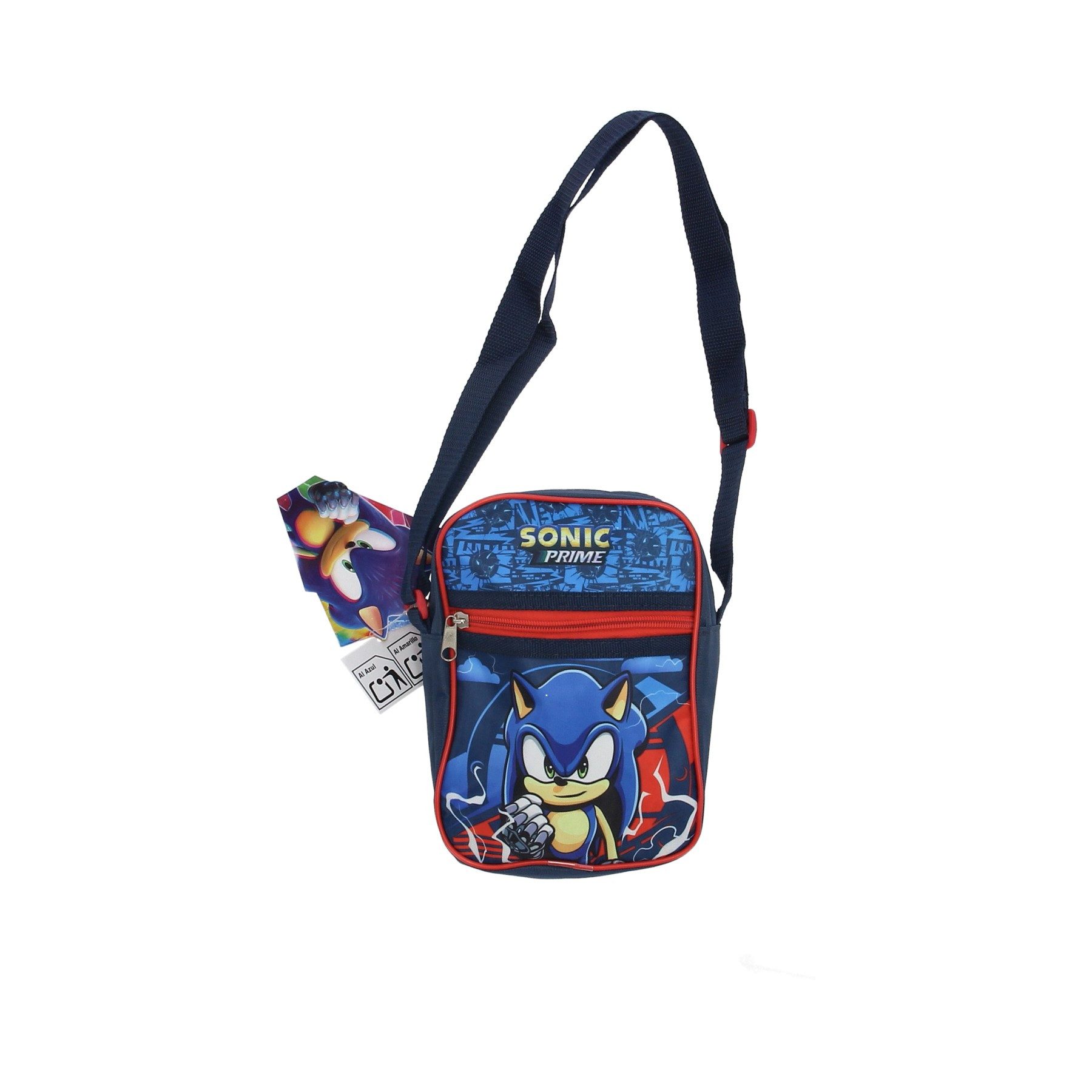 Sonic The Hedgehog Umhängetasche für Kinder Schultertasche kompakt Alltag Schule und Freizeit (1-tlg)