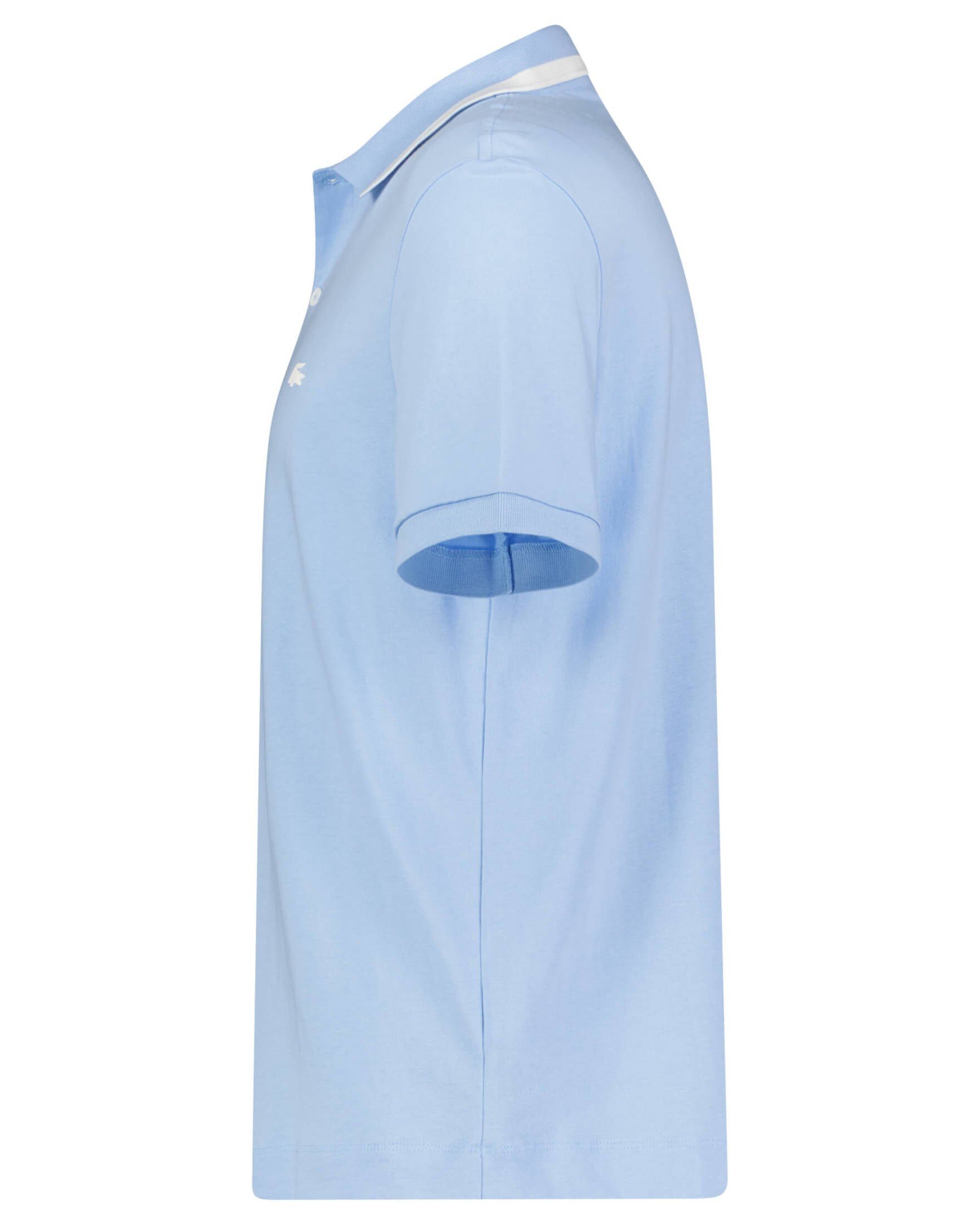 Poloshirt Regular Poloshirt (50) bleu (1-tlg) Fit Lacoste Herren Kurzarm