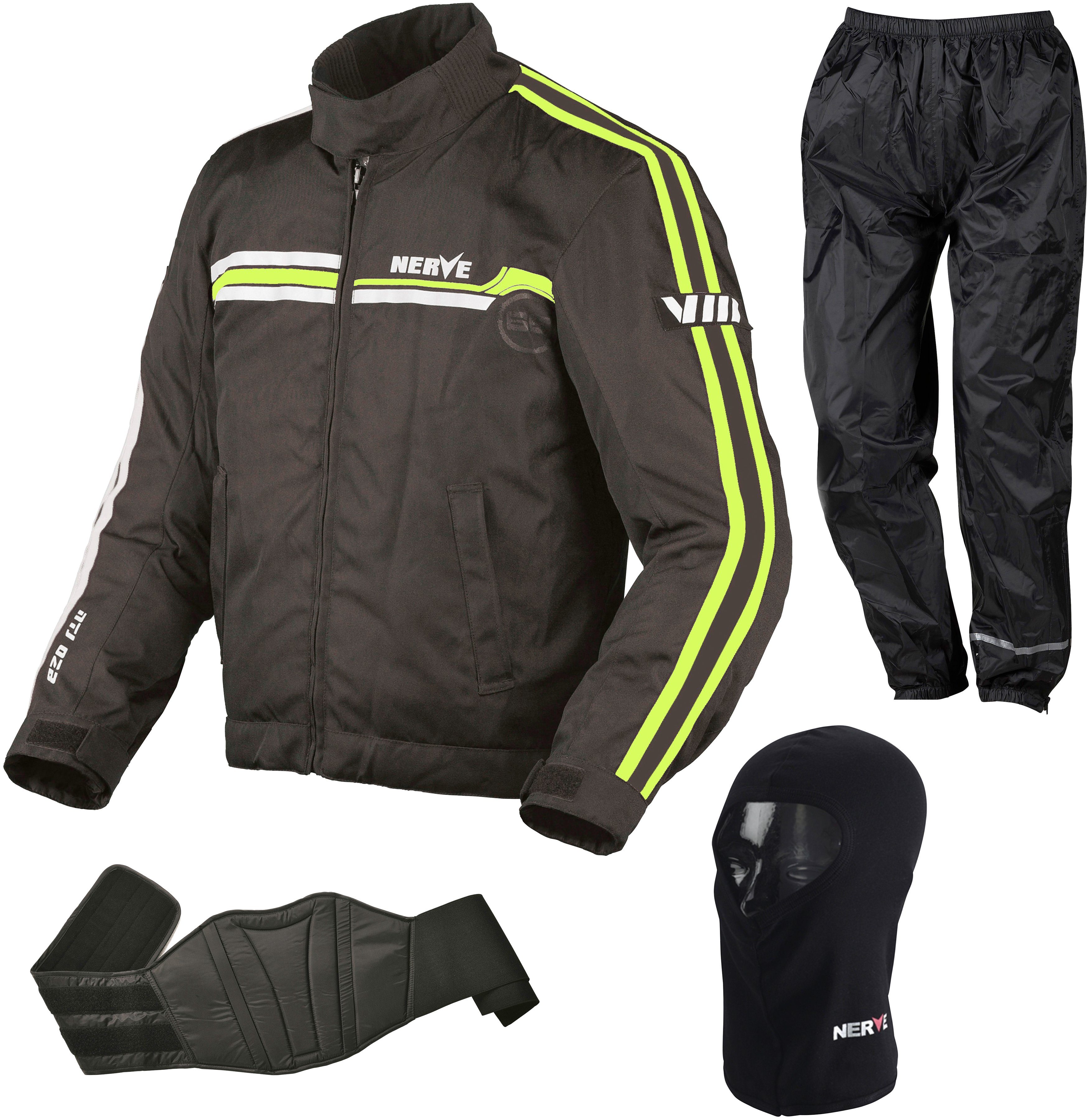 NERVE Motorradkombi Nerve 4-teiliges Set Swift