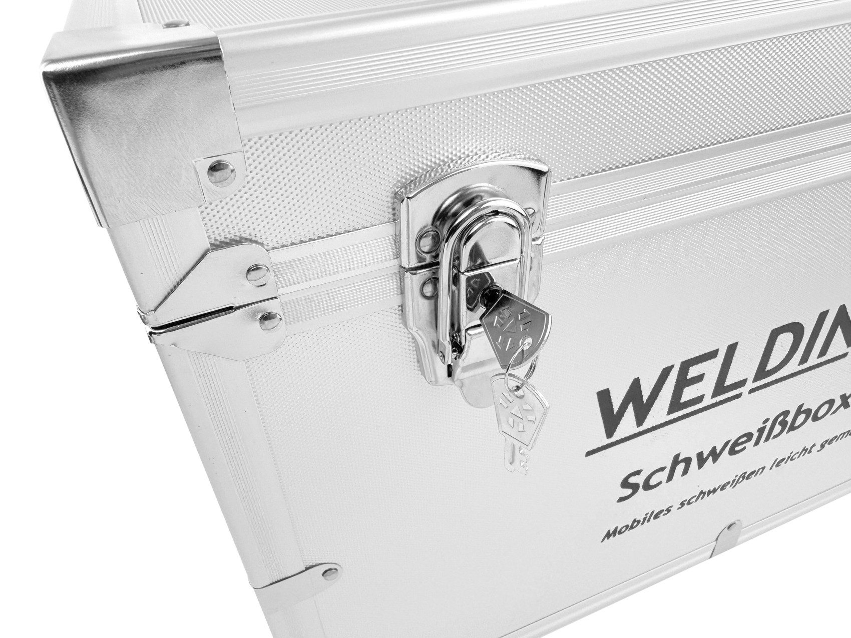 WELDINGER Werkzeugkoffer Schweißgerätekoffer Schweißbox XL Innenmaß 500x260x300 mm abschließbar – Bild 5 von 5