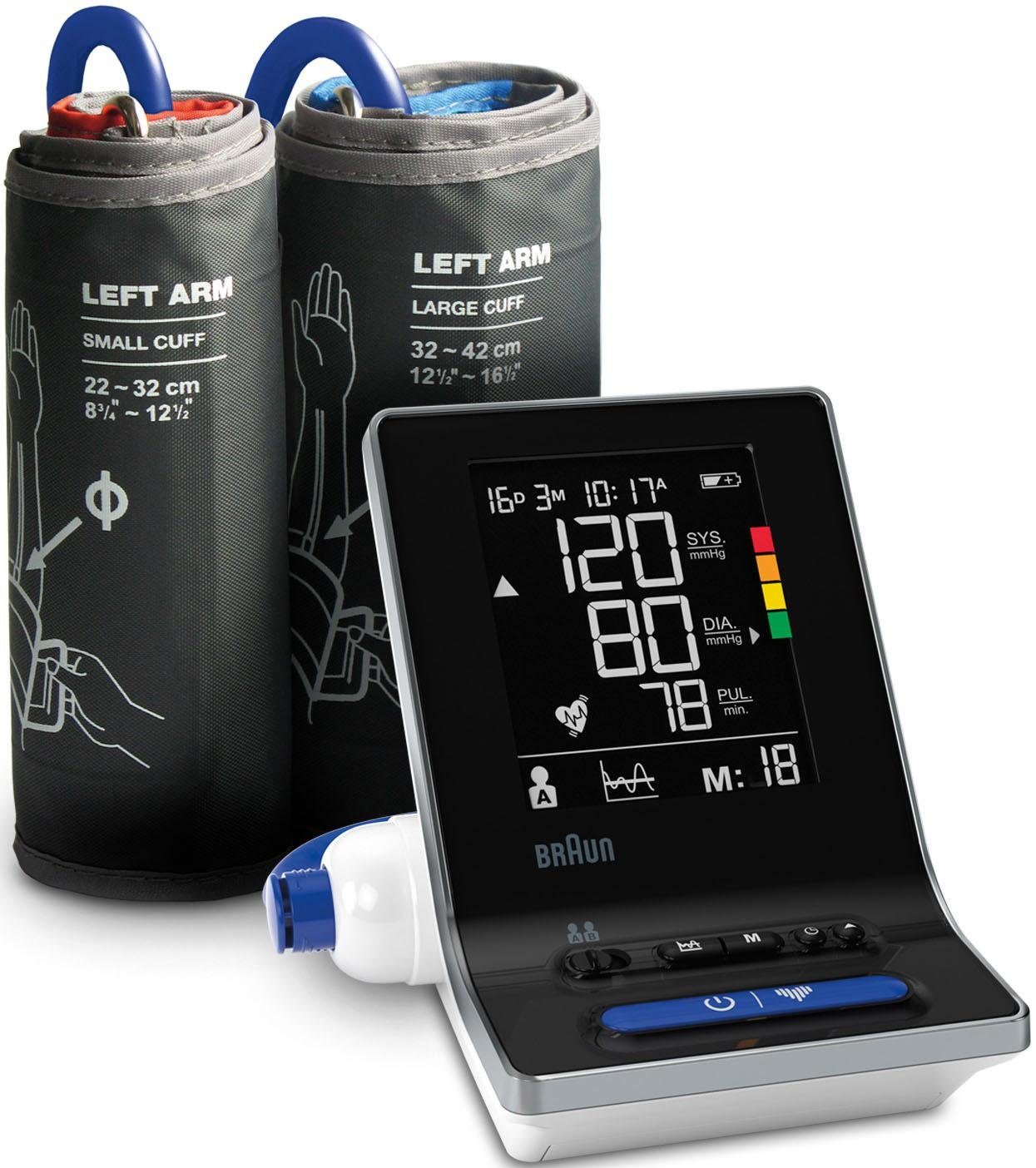 Braun OberarmBlutdruckmessgerät ExactFit 3 BUA6150, Braun Healthy
