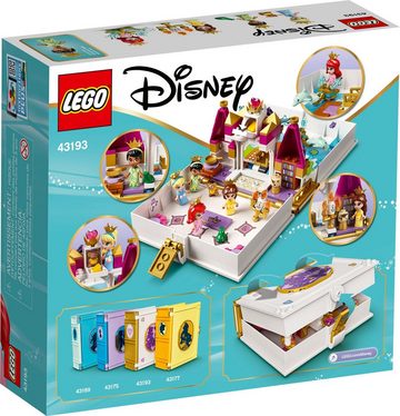 LEGO® Konstruktionsspielsteine LEGO® Disney™ - Märchenbuch Abenteuer mit Arielle, (Set, 130 St)