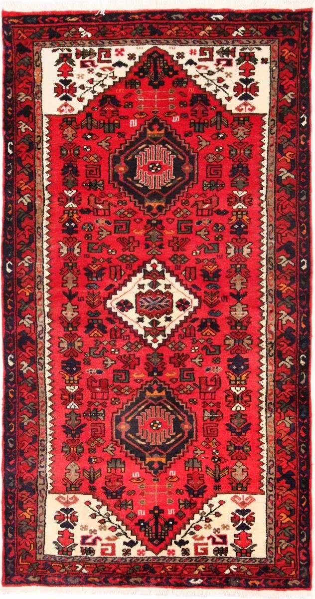 Orientteppich Ghashghai Taleghan 104x196 Handgeknüpfter Orientteppich, Nain Trading, rechteckig, Höhe: 12 mm