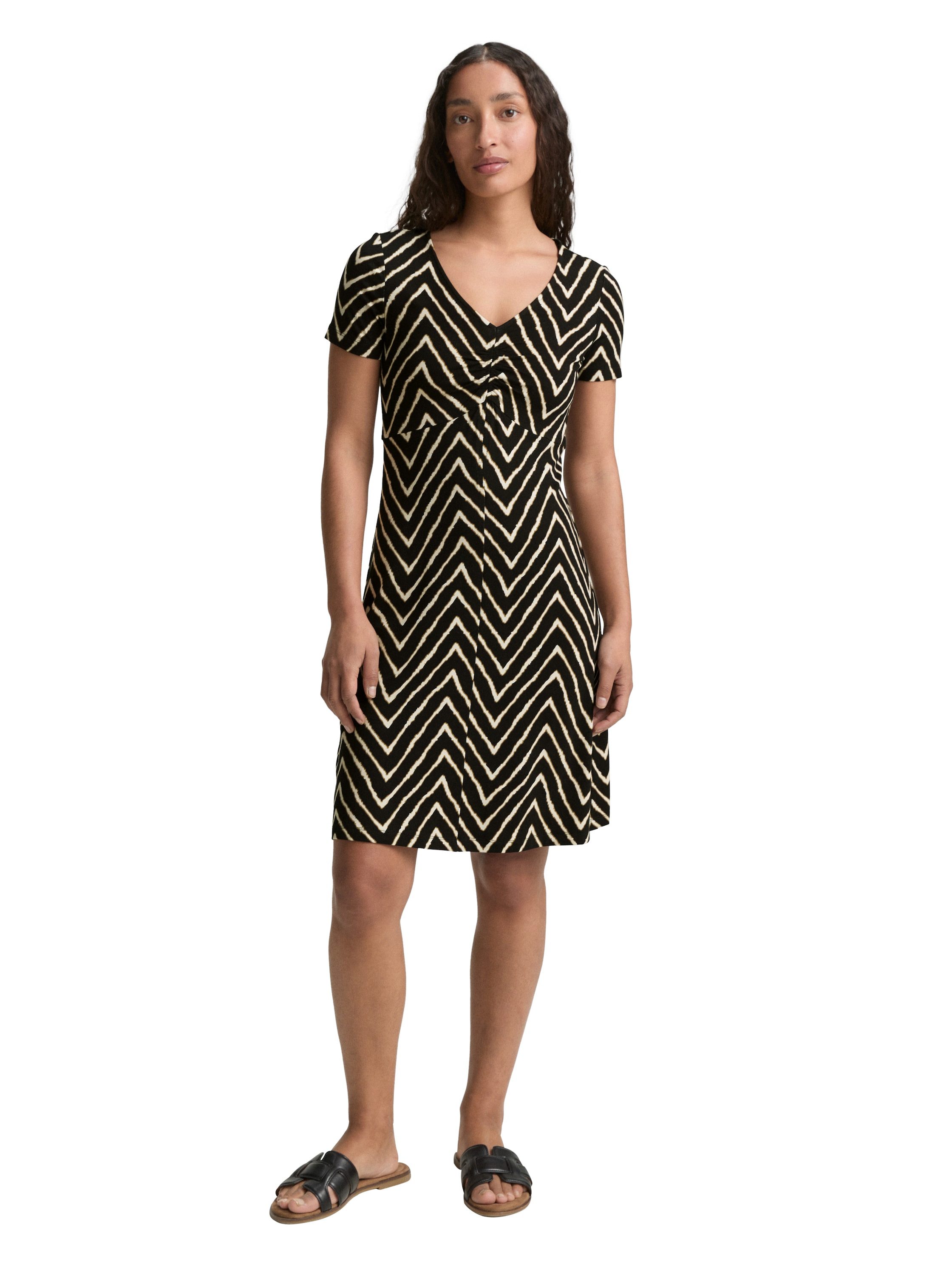 TOM TAILOR Sommerkleid mit All-Over Print günstig online kaufen