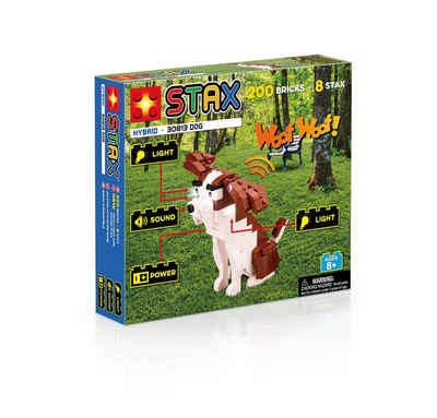 Light Stax® Konstruktions-Spielset Hund mit Licht und Sound LS-30813