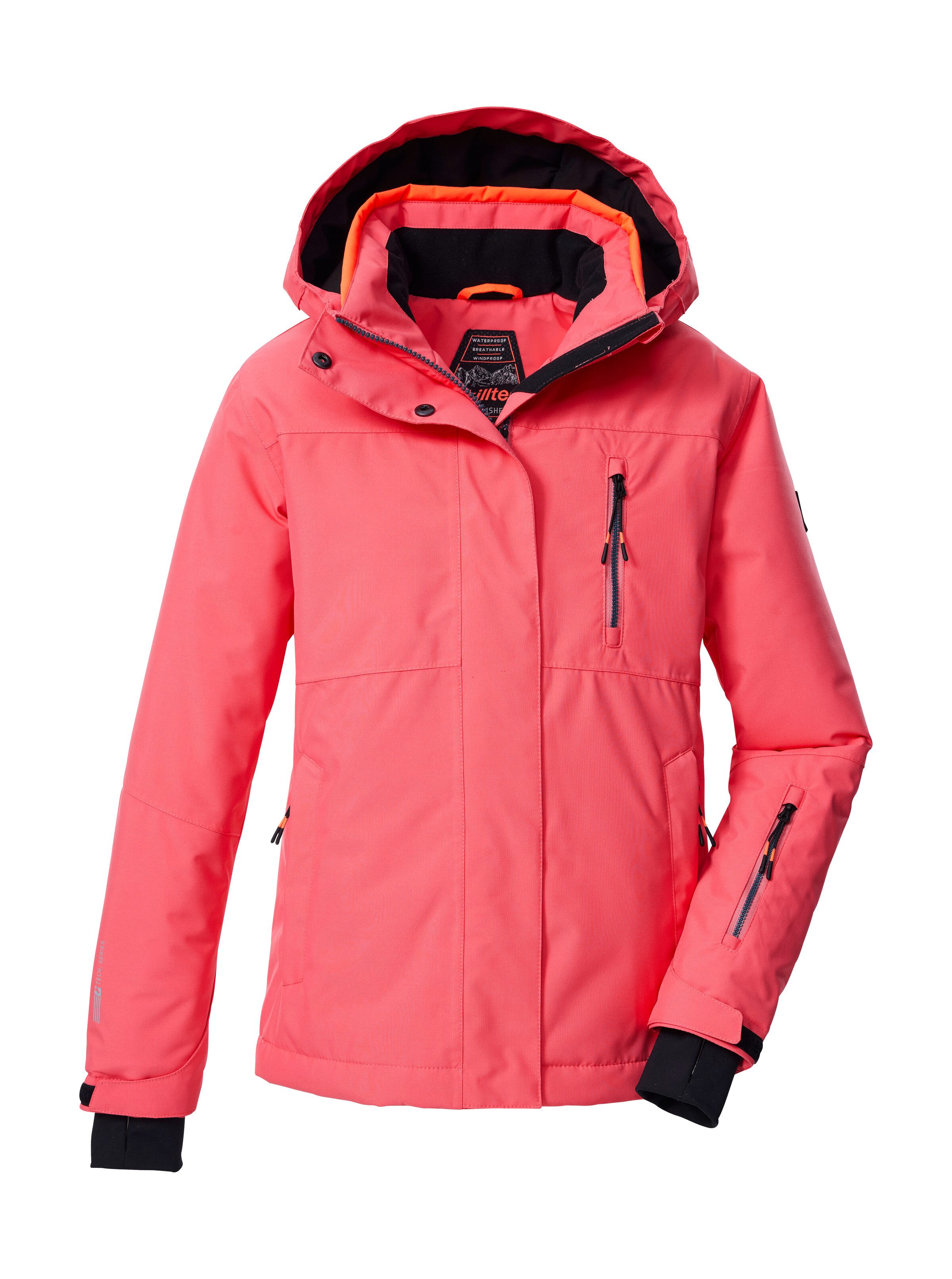 Killtec Skijacke KSW 205 GRLS SKI JCKT Wasserdichte, atmungsaktive Ski-Jacke mit verstellbarer Kapuze