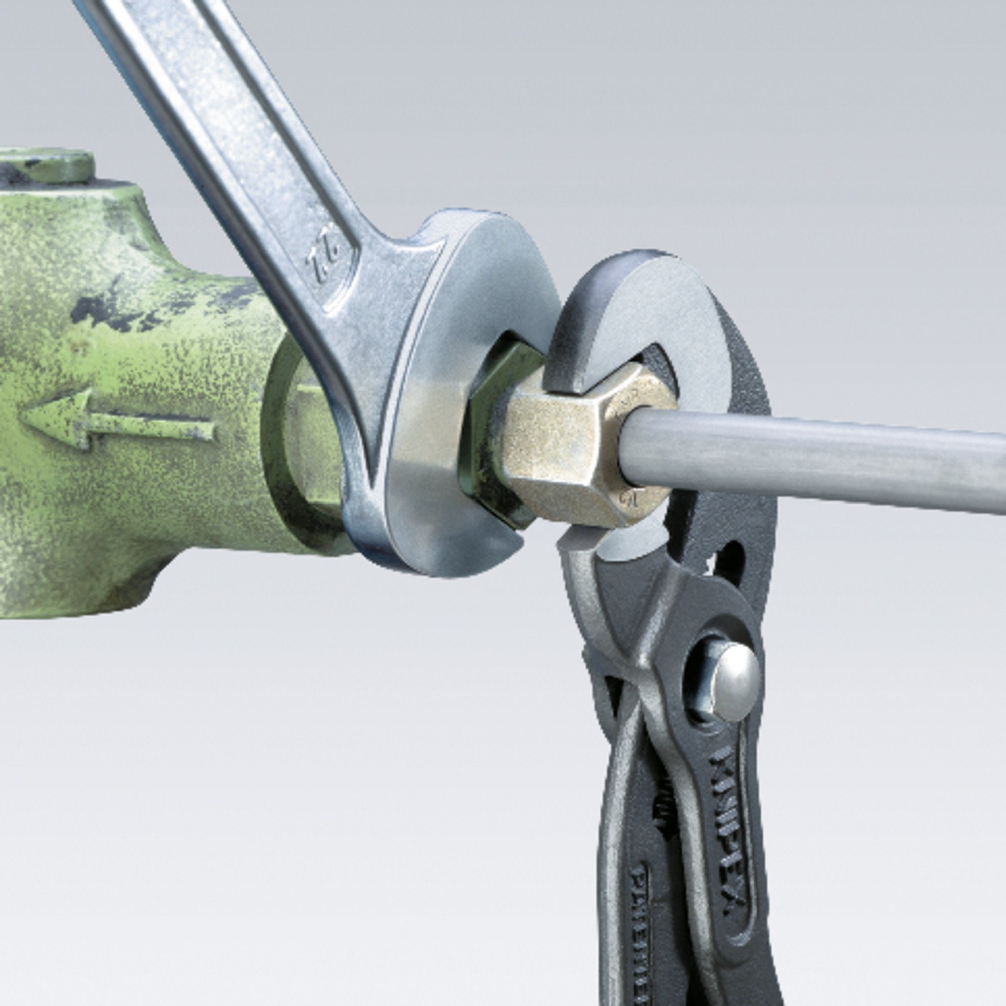 Knipex Greifzange KNIPEX Raptor 87 41 250, Zange, (Schraubzange, 10