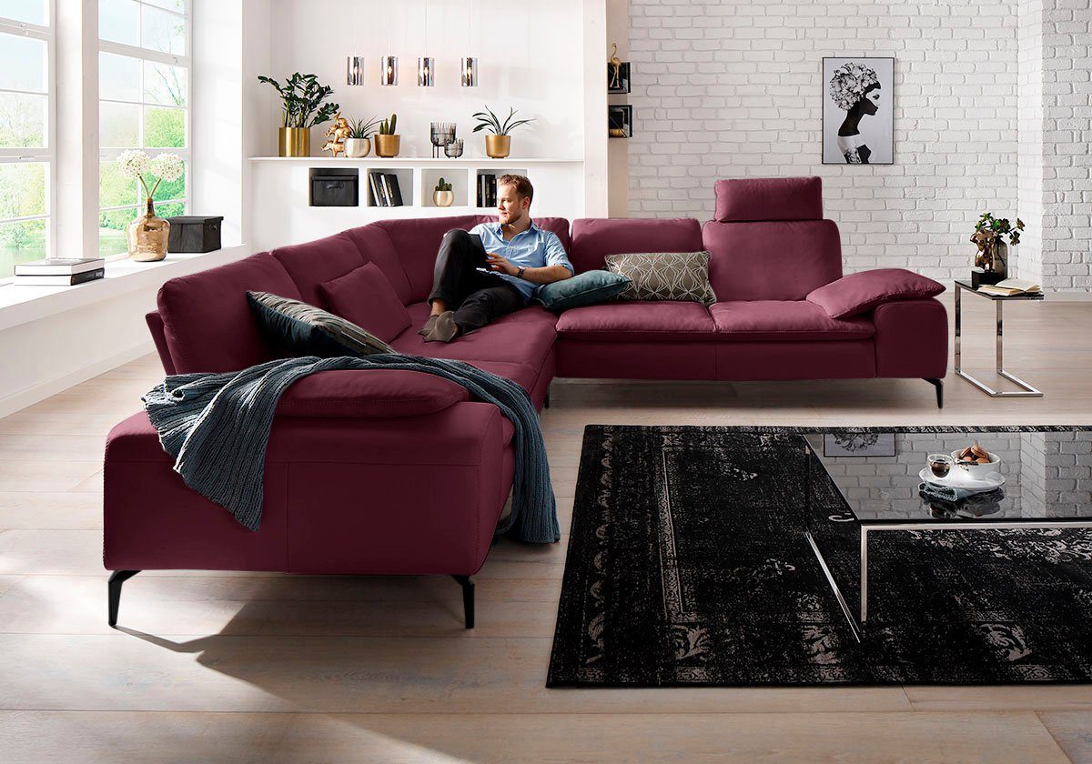 W.SCHILLIG Ecksofa valentinoo, Set, mit Sitztiefenverstellung, Breite 318 cm