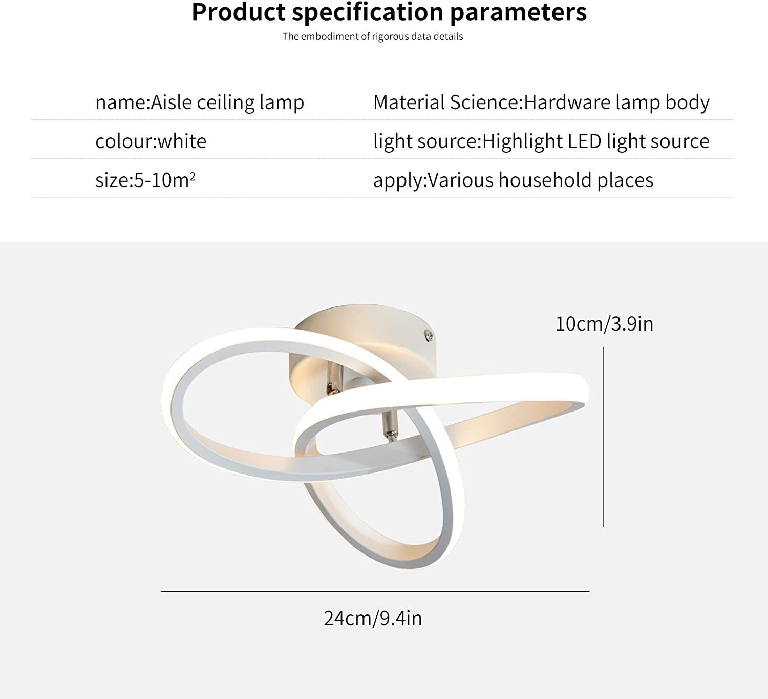KUKAK LED Deckenleuchte, Tageslichtweiß, Moderne Deckenleuchte, günstig online kaufen