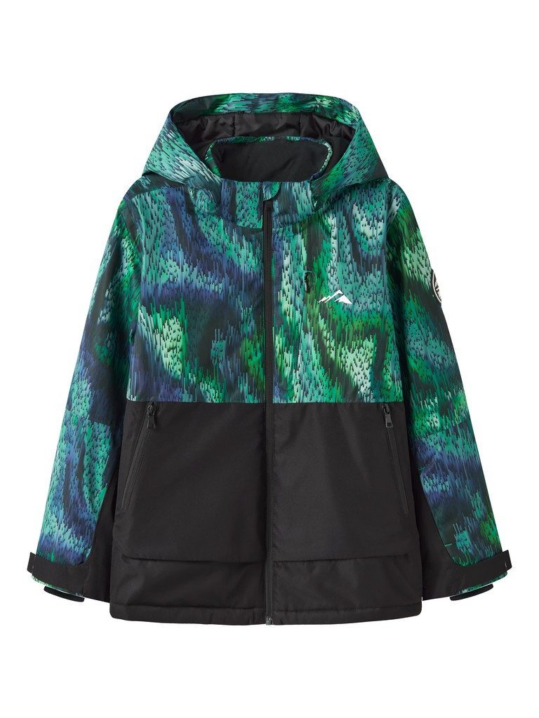 Name It Outdoorjacke NKNSLOPE10 SKI JACKET BLOCK AOP FO