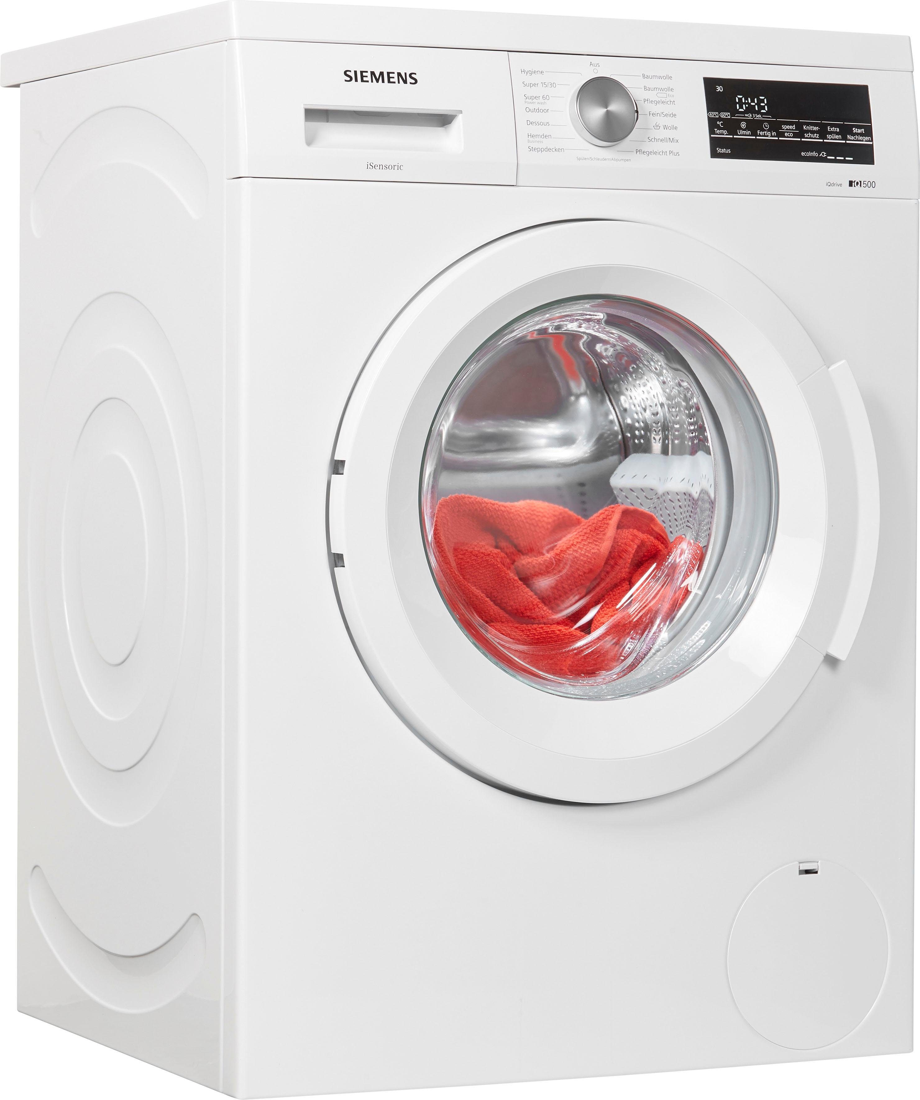 SIEMENS Waschmaschine iQ500 WU14Q440, 7 kg, 1400 U/min online kaufen | OTTO