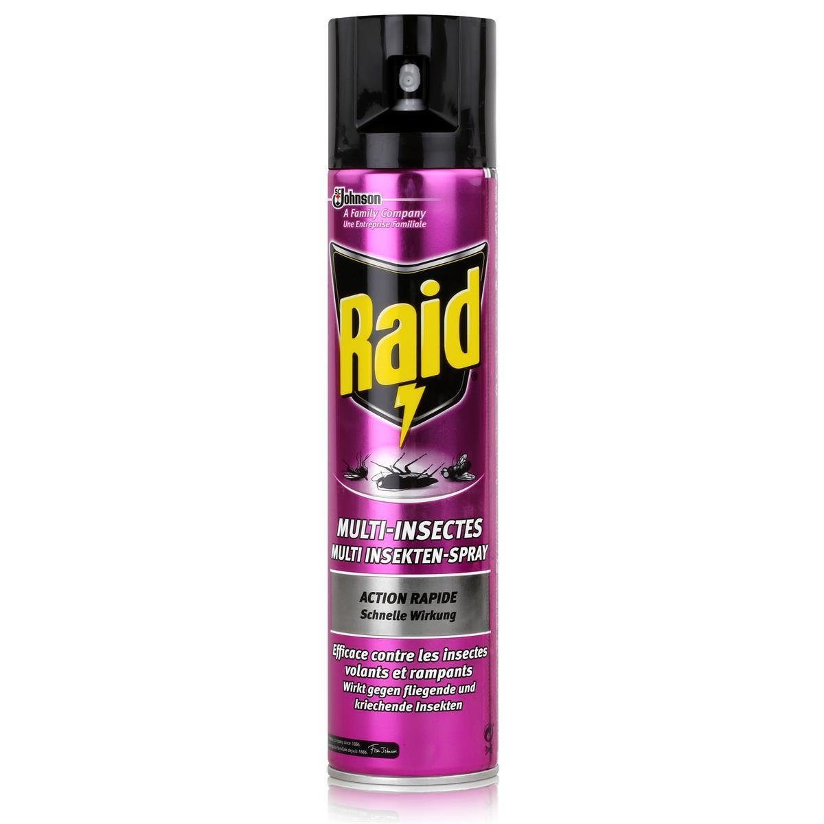 Raid Insektenfalle Raid Multi Insekten-Spray Frischer Duft 400 ml - Wirkt sicher und schn