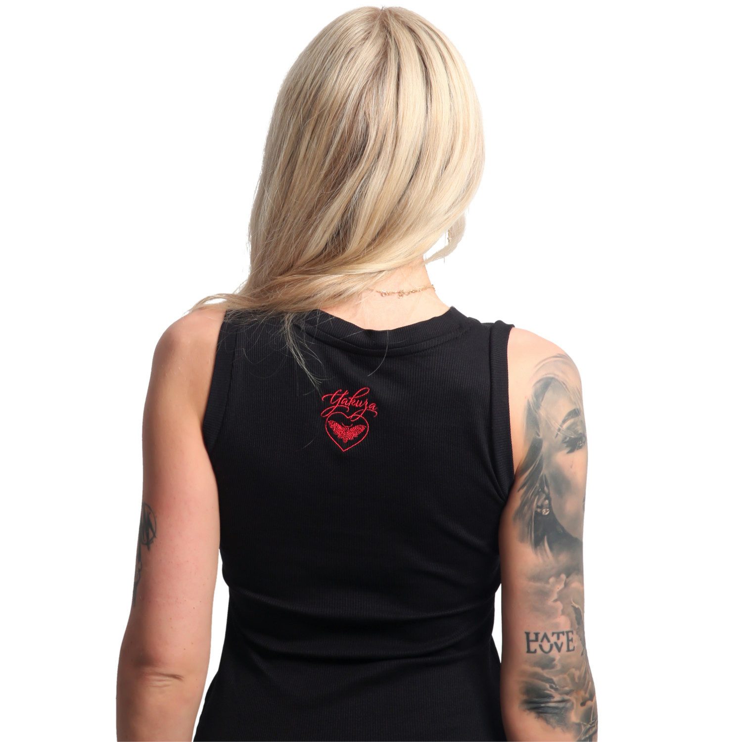 YAKUZA Jerseykleid Moth aus Rippware in schmaler Bodycon-Passform – Bild 4 von 5