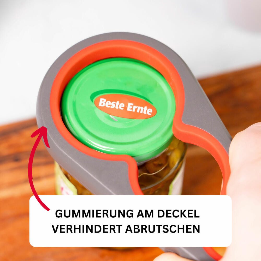 WESTMARK Multiöffner Länge: 23 cm, Moby Dick, Glas- und Flaschenöffner/Deckelöffner, ergonomischer Griff, platzsparend, spülmaschinengeeignet