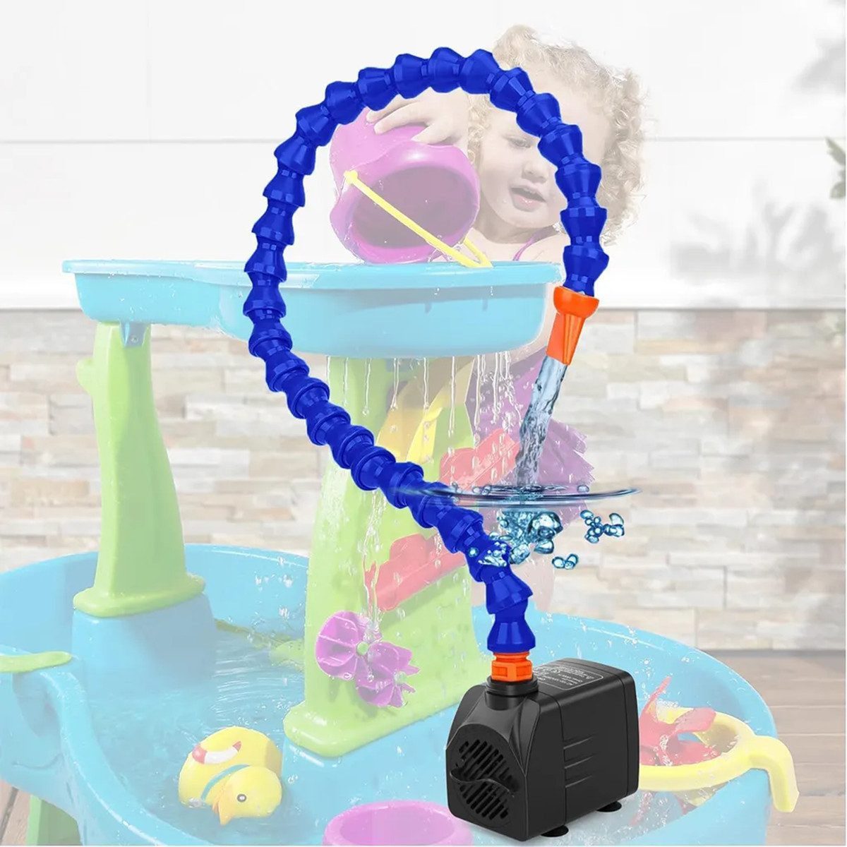 Novzep Gartenpumpe Miniwasserpumpe,Kinder Wasserspieltisch Zubehör,Wasserpu günstig online kaufen