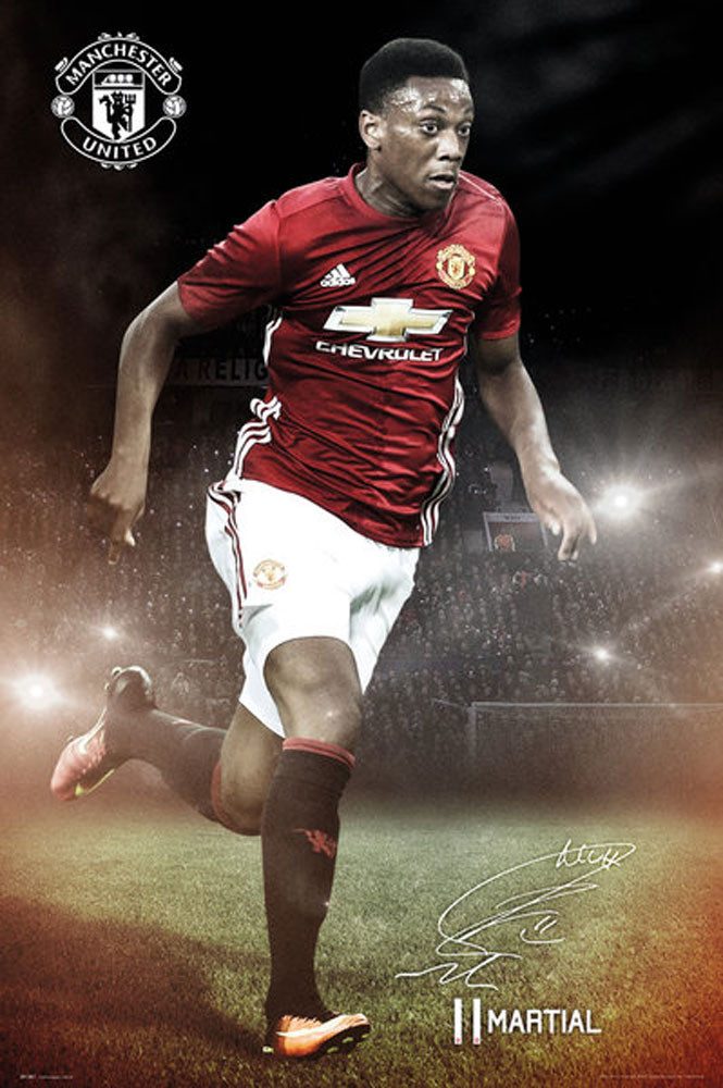 Poster Manchester United - Poster - Martial 16-17