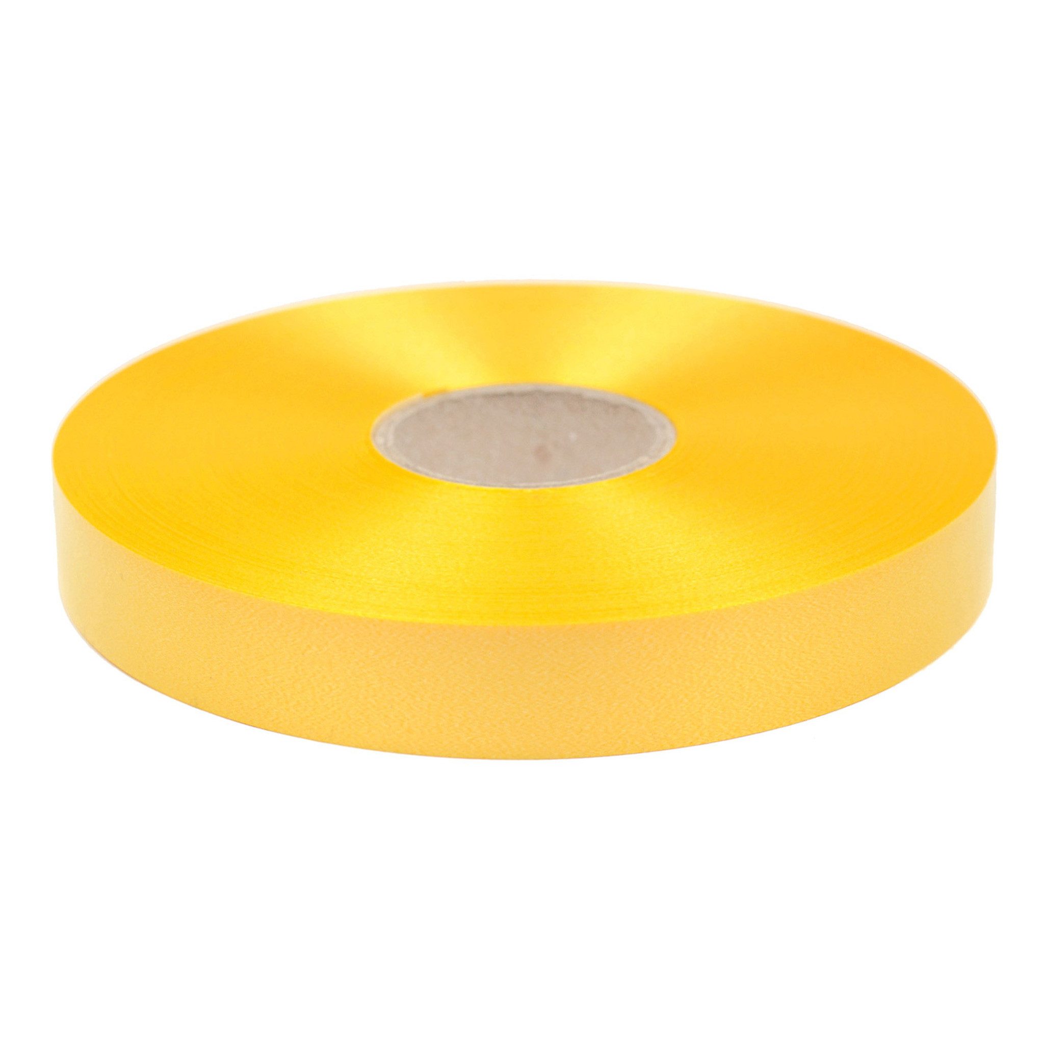 Star Geschenkband, Geschenkband Ringelband 19mm x 100m Rolle Gelb