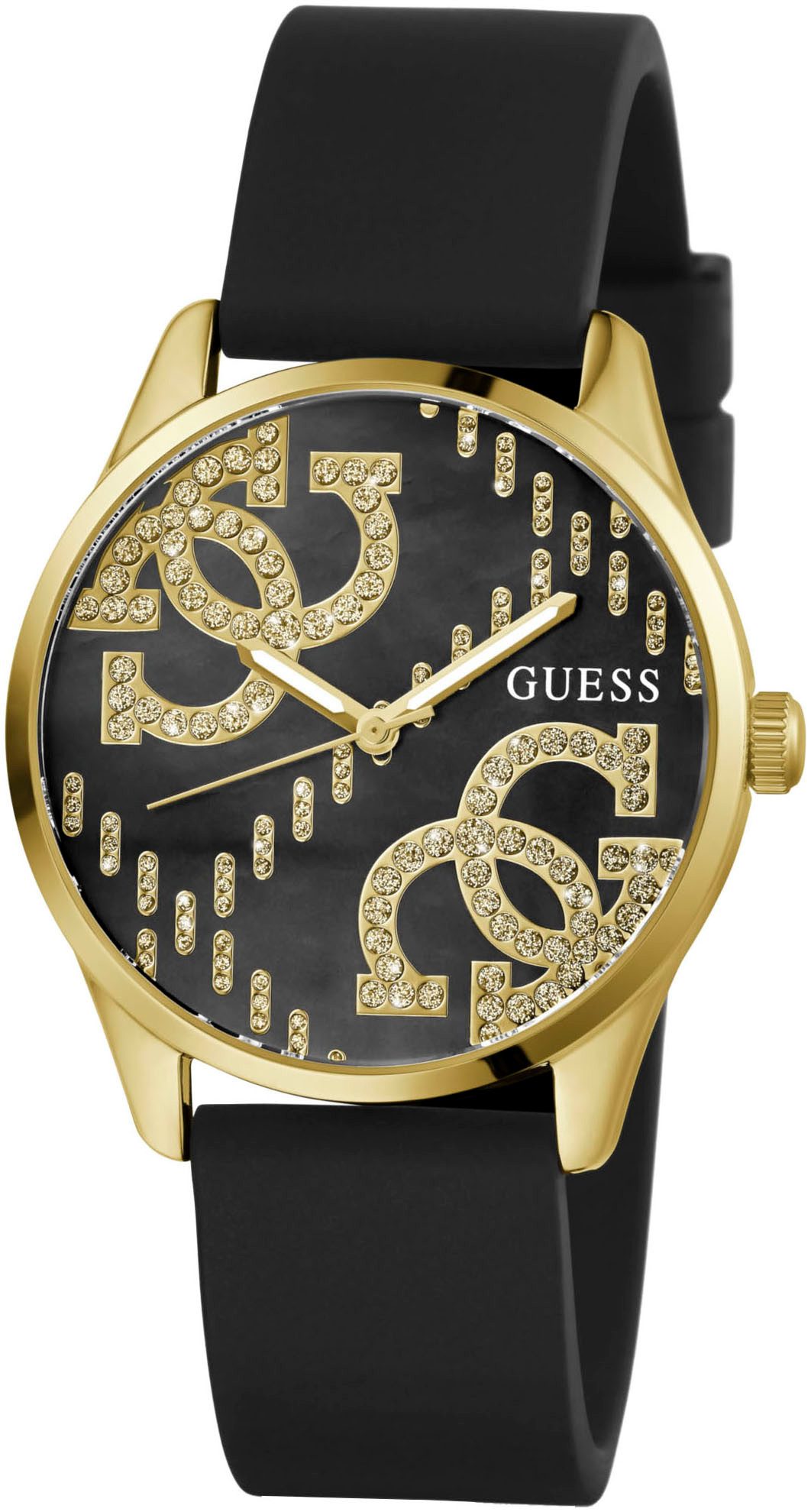 Guess Quarzuhr G STITCH GW0755L3, Armbanduhr, Damenuhr, Silikonarmband, Min günstig online kaufen
