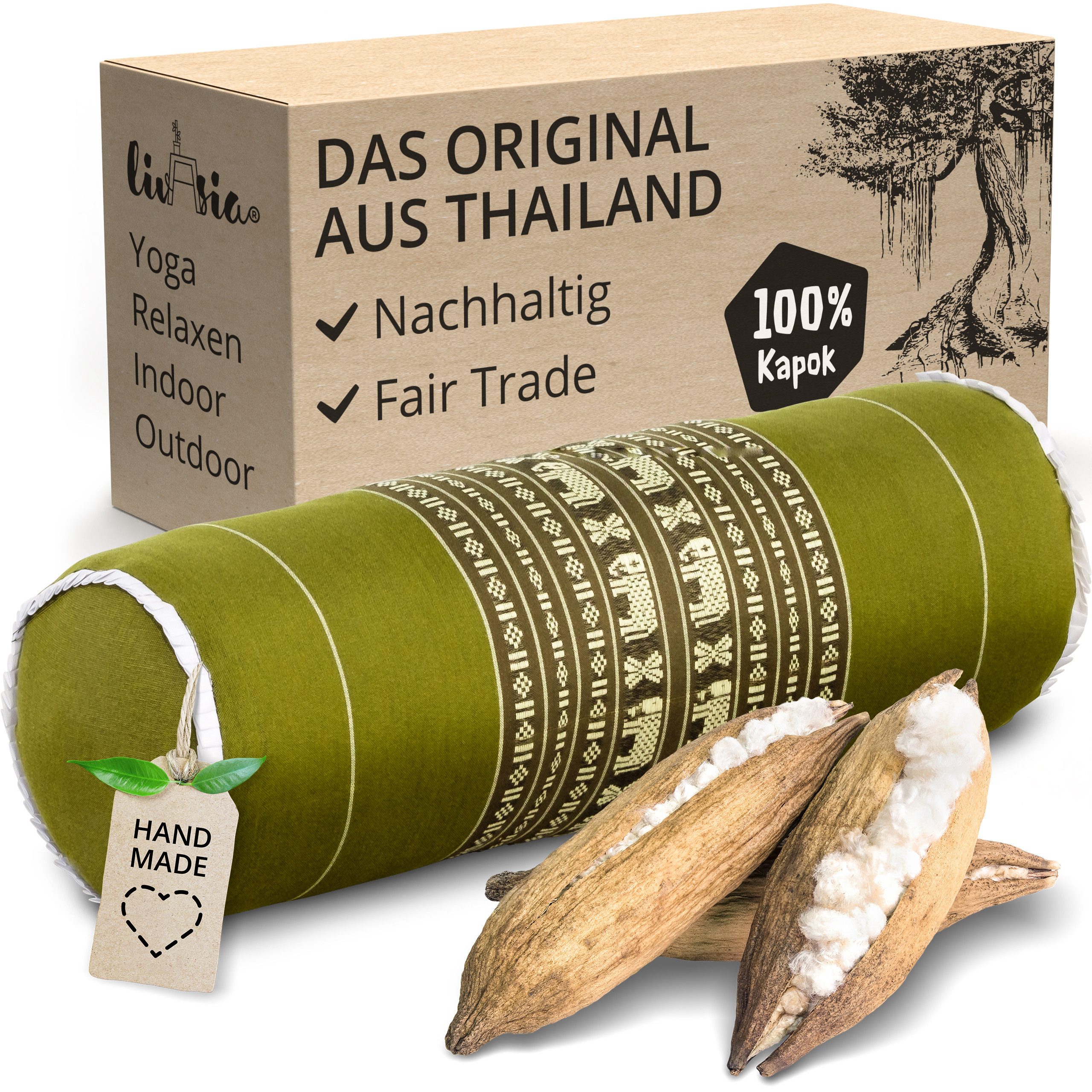 livasia Nackenrolle Nackenrolle, vegan und handgefertigt, günstig online kaufen