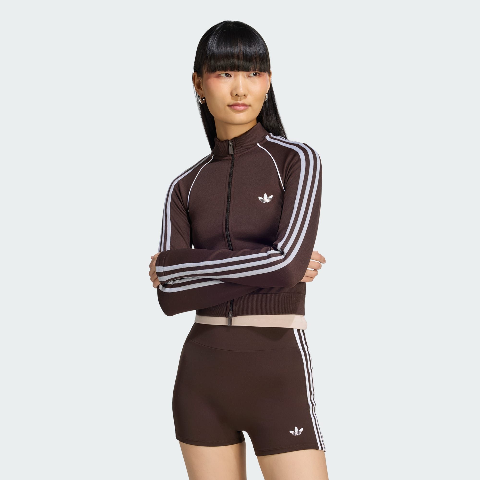 adidas Originals Trainingsjacke ESSENTIALS 3-STREIFEN TRACK TOP, NAHTLOS (1-St)