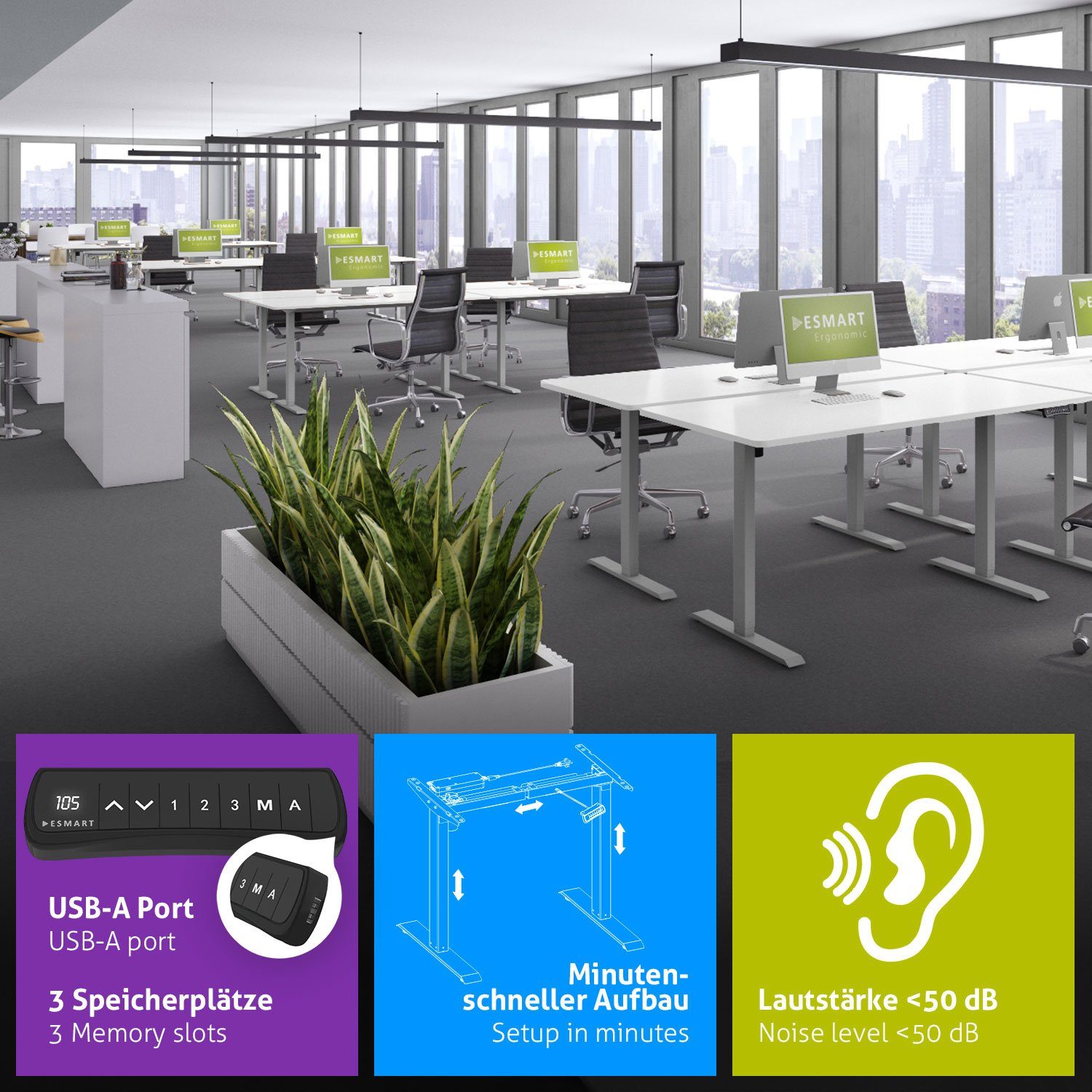 ESMART Schreibtisch ESMART Germany