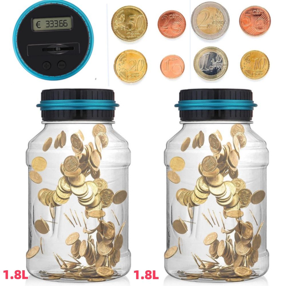 BlingBin Spardose Digitale Euro-Spardose mit LCD-Zähler, günstig online kaufen