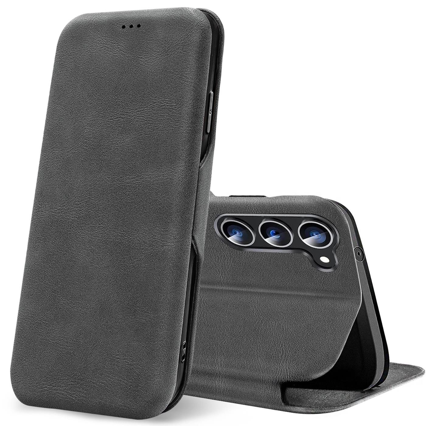 CoolGadget Handyhülle Premium Klapptasche Wallet Case für Samsung Galaxy S25, Handy Tasche mit Kartenfach Book Schutzhülle