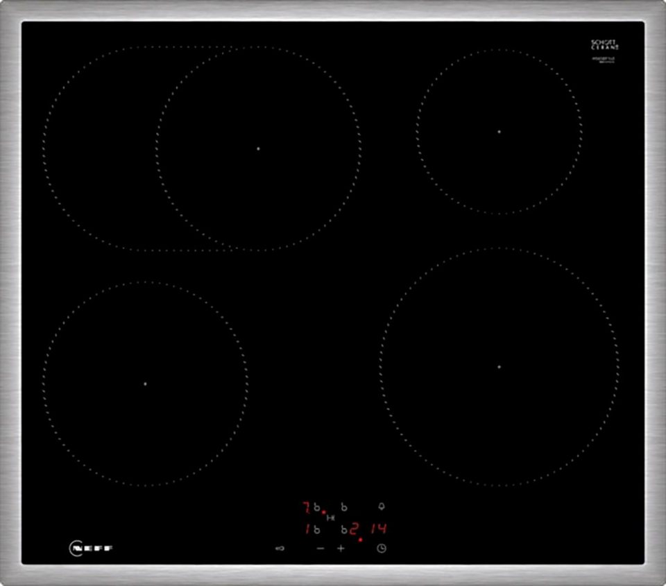 NEFF Induktions Herd-Set N 30 EX4I, mit Teleskopauszug nachrüstbar,  EasyClean