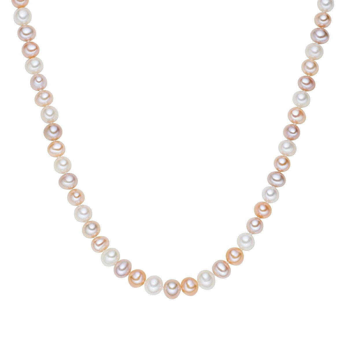 Valero Pearls Perlenkette silber, aus Süßwasser-Zuchtperlen | Perlenketten