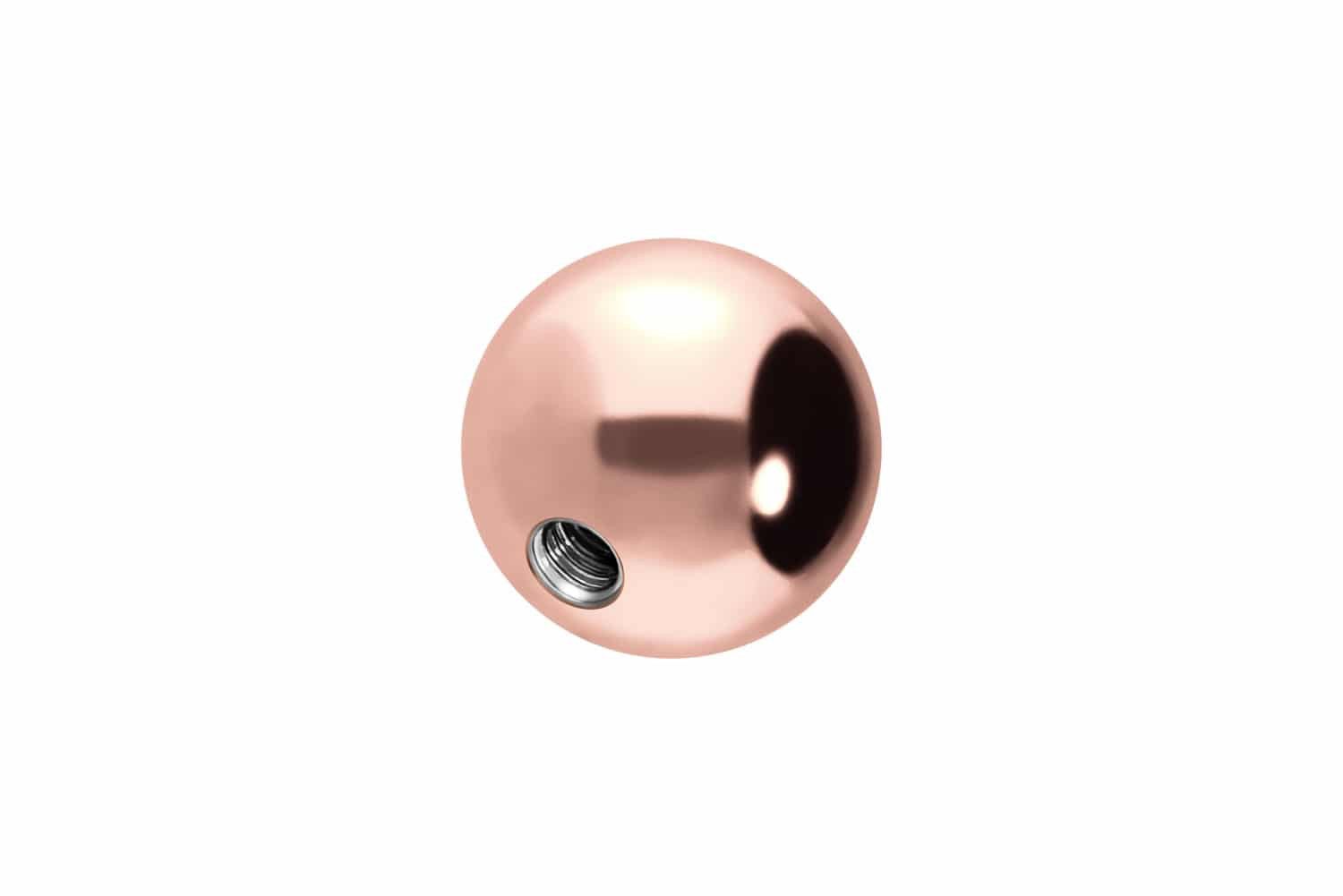 PIERCINGLINE Piercing-Set Chirurgenstahl Schraubkugel (Schraub-Aufsätze, 1-tlg)