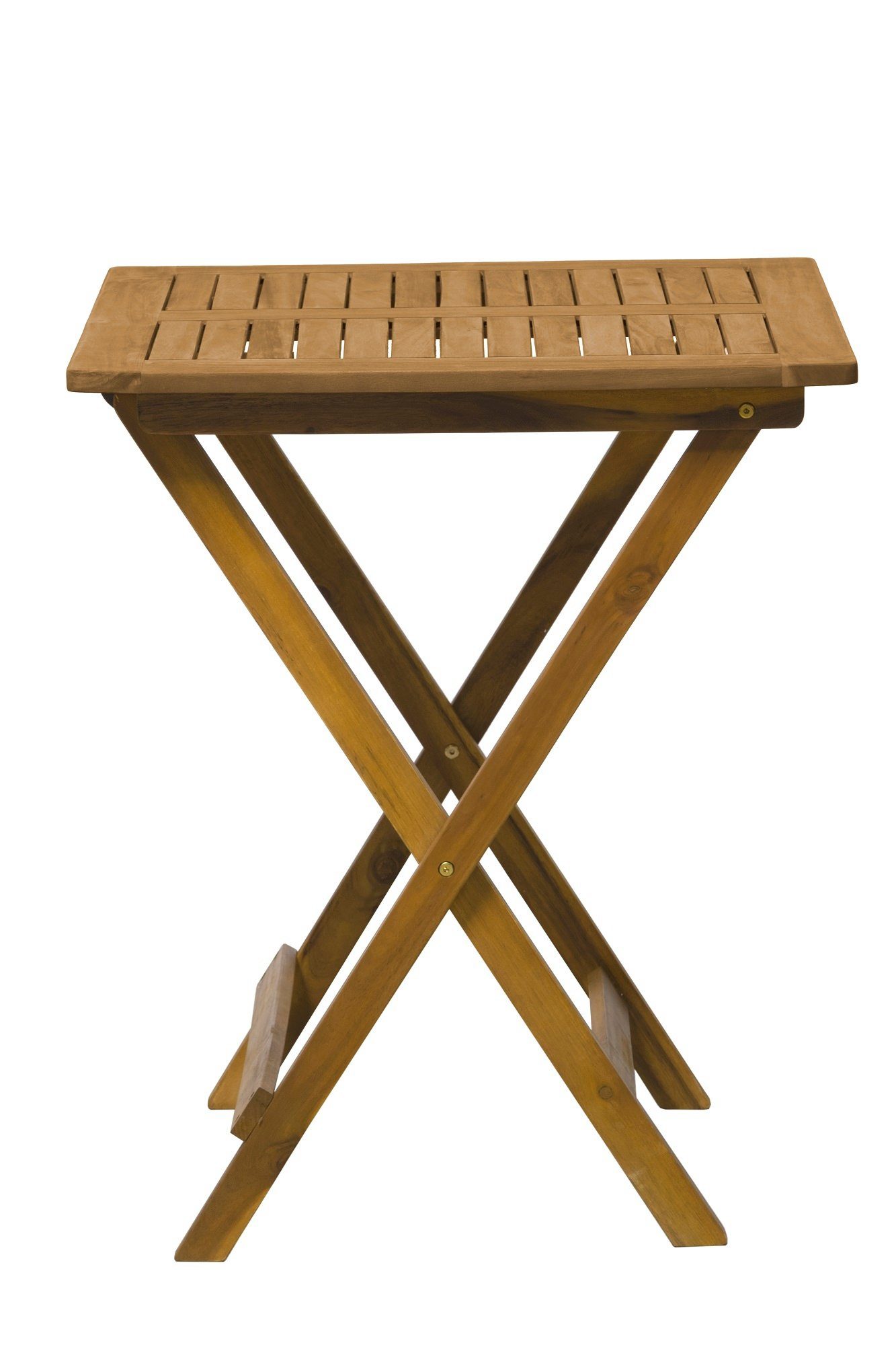 Armlehnstühlen Balkon (BxHxT): Sitzgruppe Balkonstühle - 62x73x62 - Sitzgruppe Tisch, Klappstuhl 2 1 und klappbarer Gartenlounge-Set Maße und (Klappbare 51x90x56 mit Akazienholz, AKANA cm geöltem Tisch), cm TPFGarden aus Tisch 3-tlg.,