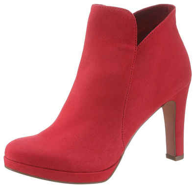 Tamaris High Heel Stiefelette im femininen Look Rote High Heels TAMARIS