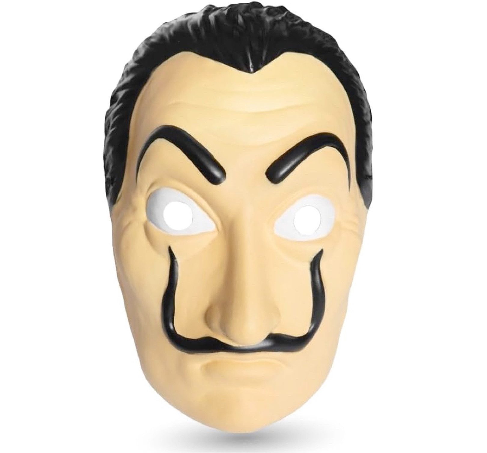 Kostümheld® Kostüm 3in1 Haus des Geldes Kostüm Set – Dali Maske mit Overall günstig online kaufen