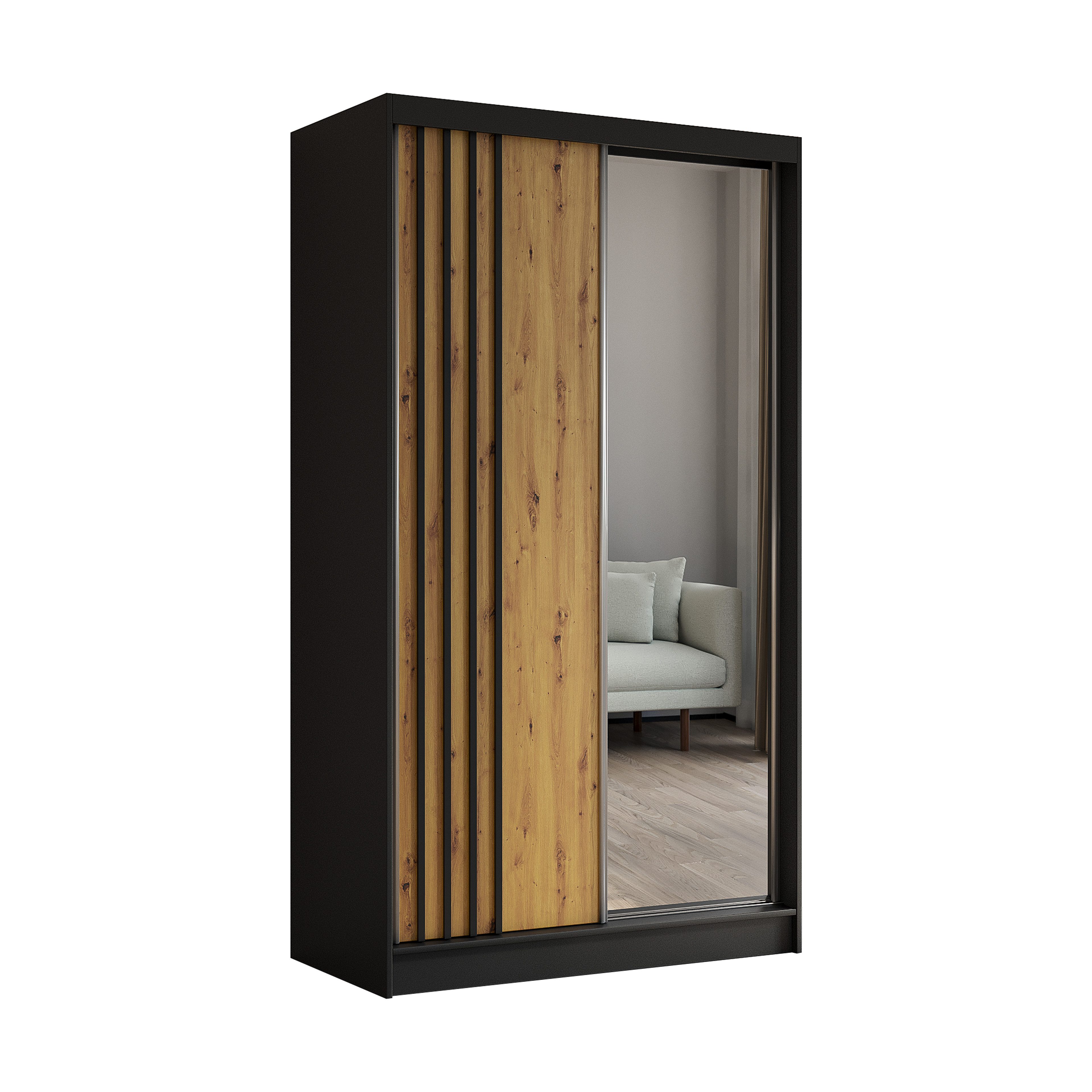 ALTDECOR Schiebetürenschrank NALLA (Kleiderschrank Garderobenschrank mit günstig online kaufen