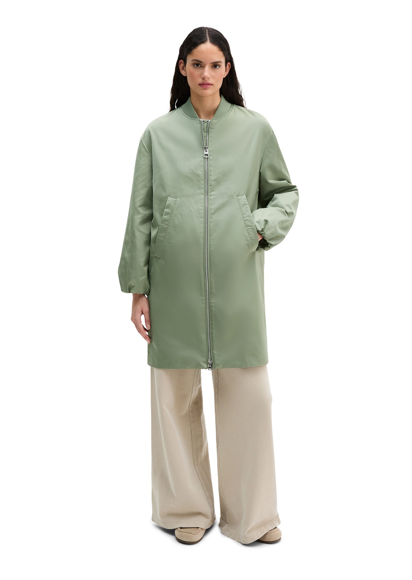 Marc O'Polo Kurzmantel aus recyceltem Polyester-Twill – Bild 5 von 5