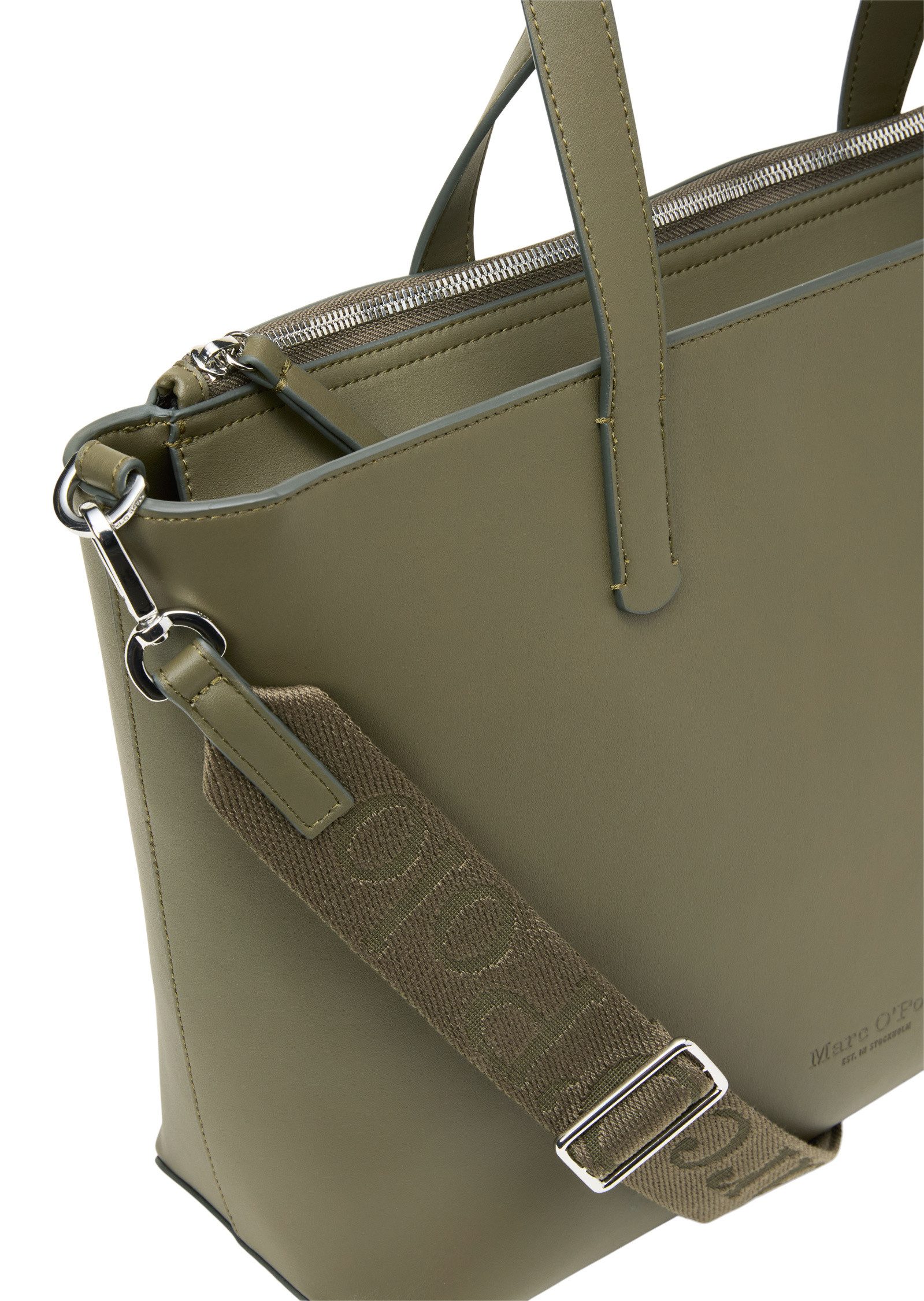 Marc O'Polo Shopper aus einer Lederalternative aus recyceltem Polyester