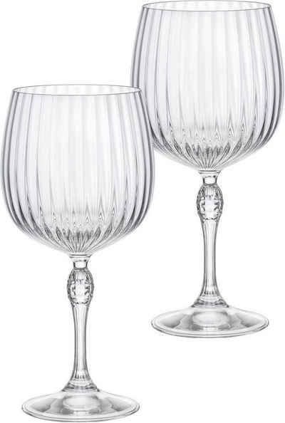 Emilja Cocktailglas 2 x Cocktailglas Gin-Tonic Glas America 20s 74,5cl