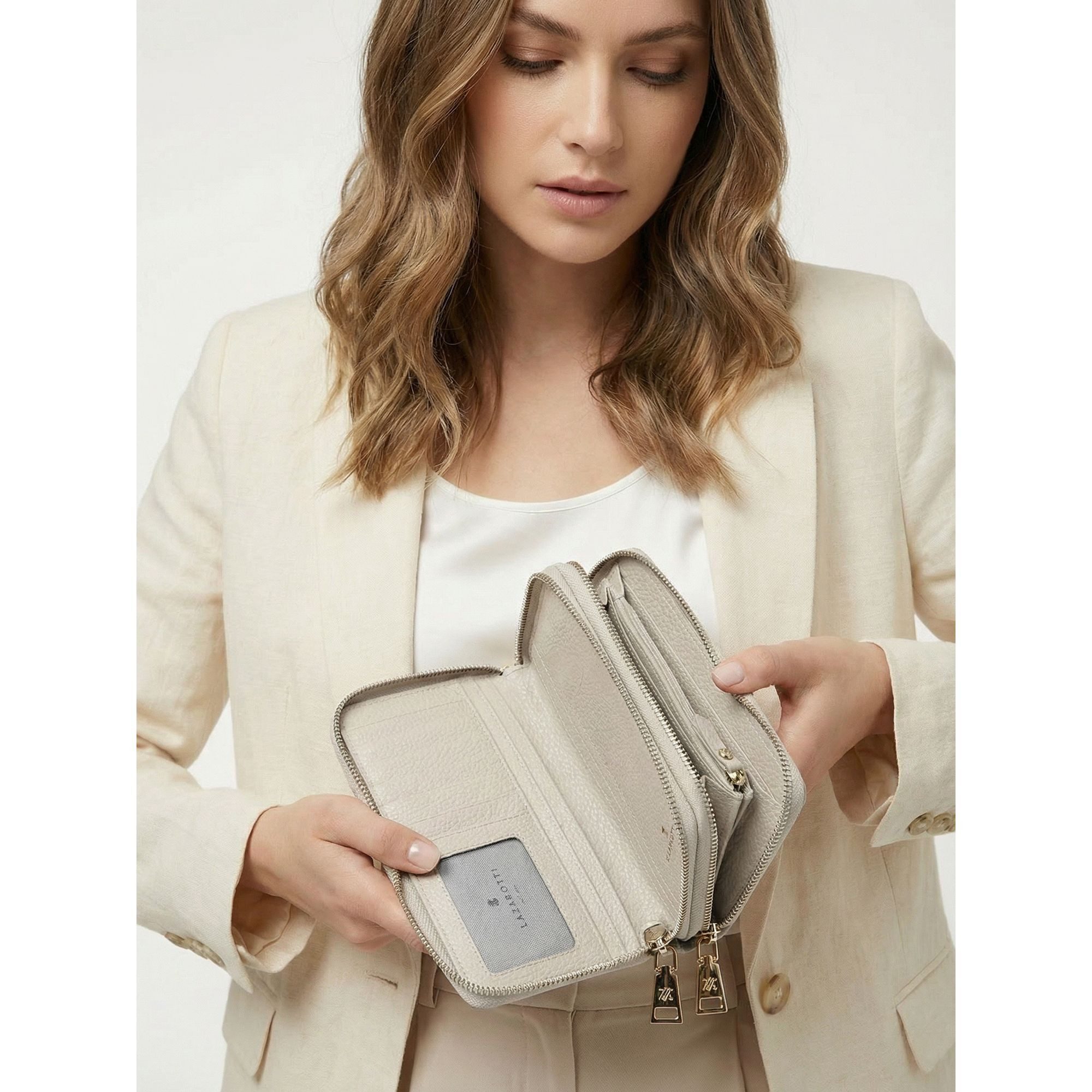 Lazarotti Geldbörse Bologna Leather, Leder