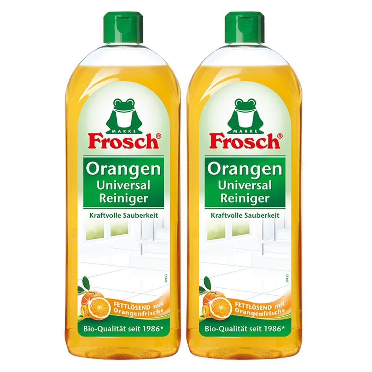 2x Frosch Orangen Universal Reiniger 750 ml Allzweckreiniger