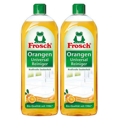 FROSCH 2x Frosch Orangen Universal Reiniger 750 ml Allzweckreiniger