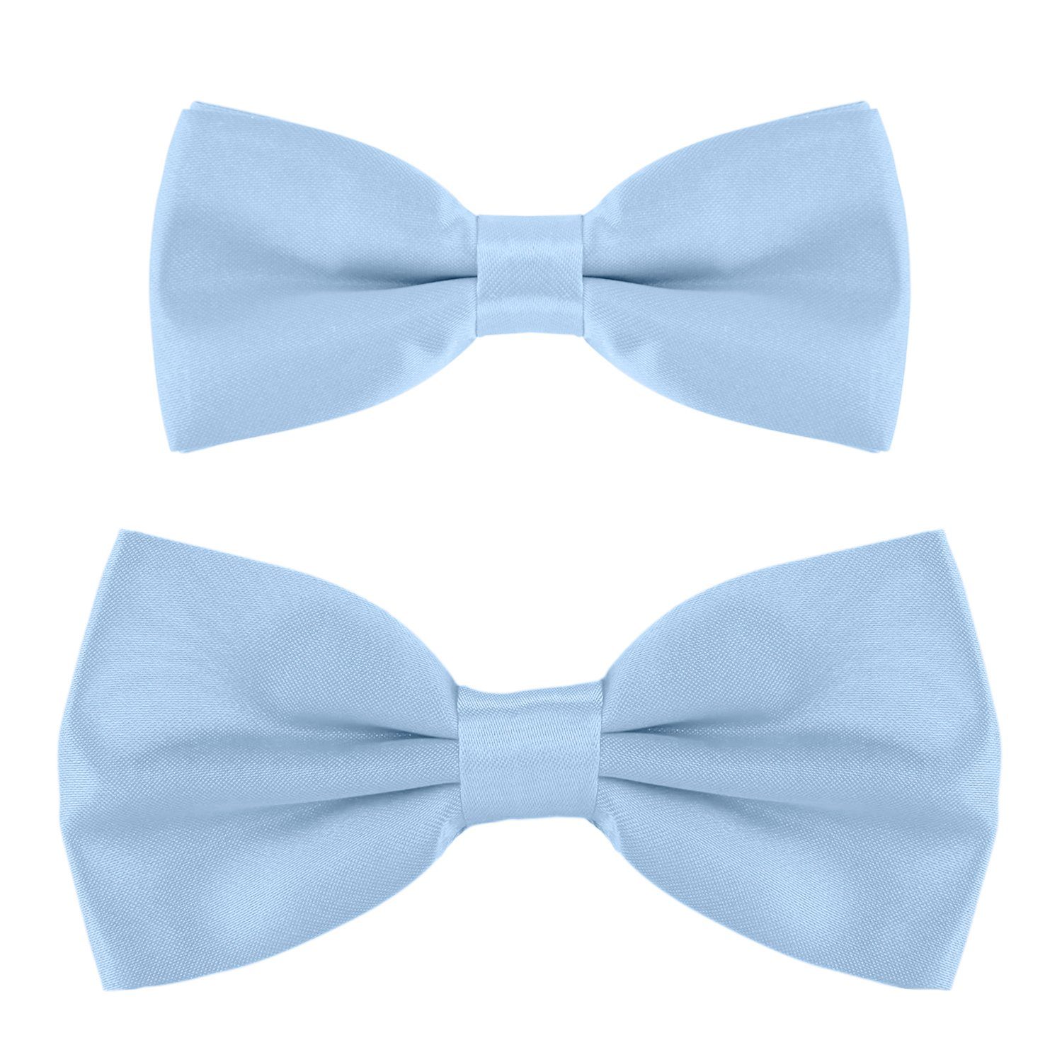 DonDon Fliege DonDon Vater-Sohn Fliegen Set im Partnerlook (2er Set, 2-St) verstellbar