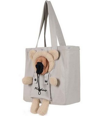 Fivejoy Tiertransporttasche Tiertransporttasche, süße und atmungsaktive bis 5,00 kg, Tragbare Haustier-Tragetasche für kleine Hunde