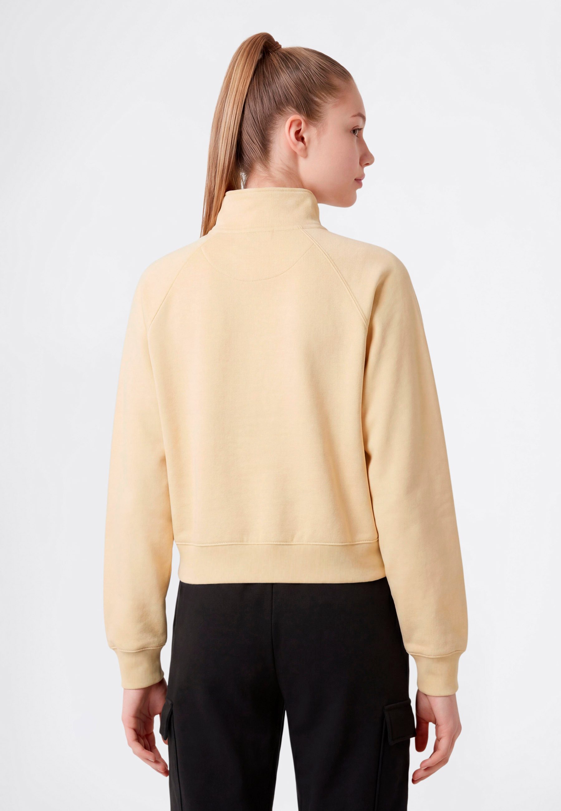 Champion Sweatshirt SPORTWEAR HALF ZIP Loose Fit mit halbem Reißverschluss, aus Baumwolle und Polyester, Loose Fit