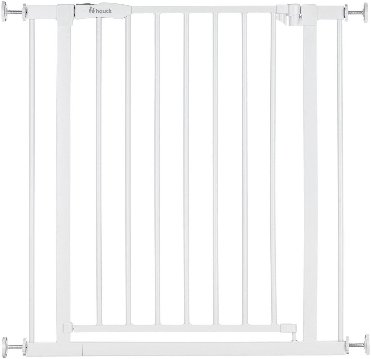 Hauck Türschutzgitter Open N Stop 2, White, auch als Treppenschutzgitter verwendbar; 75-80 cm, erweiterbar