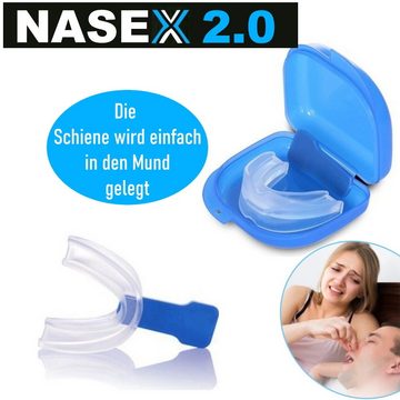 MAVURA Schnarchstopper NASEX2.0 Premium Nasenspreizer & Schnarchschiene, Set Schnarchen Sport Fitness Version 2.0