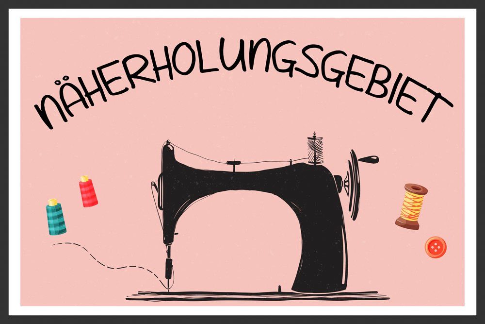 queence Metallbild Näherholungsgebiet, Sprüche (1 St)