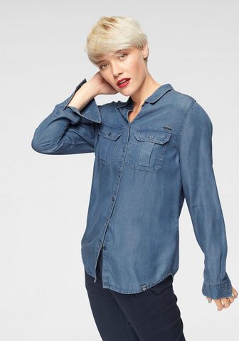 SUPERDRY Джинсовая блузка »XENIA ACID WAS...