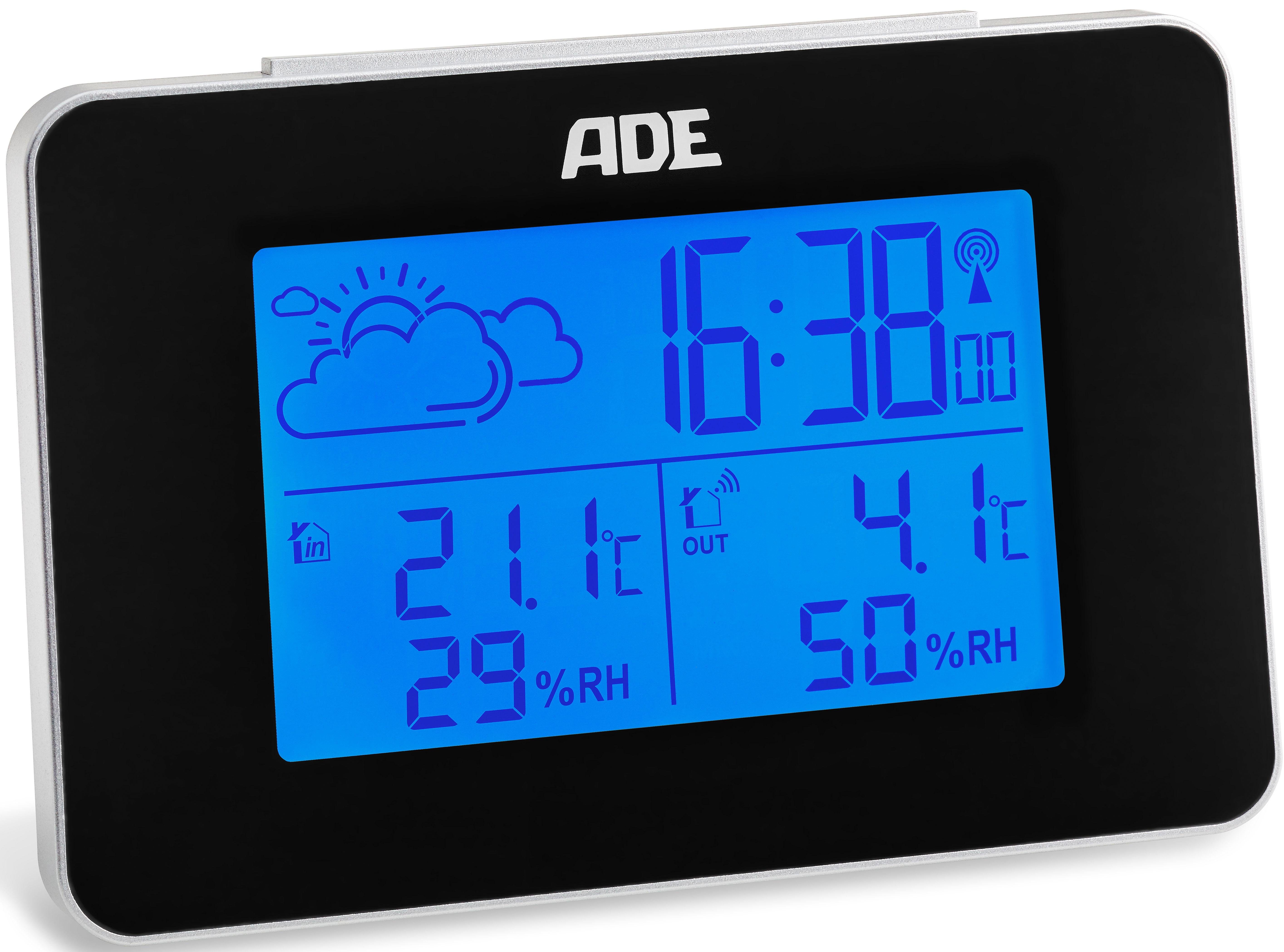ADE »WS1711« Funkwetterstation (mit Außensensor, mit 12h/24h Vorhersage,  LCD-Display) online kaufen | OTTO