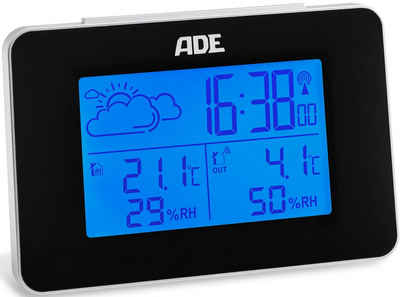 ADE »WS1711« Funkwetterstation (mit Außensensor, mit 12h/24h Vorhersage, LCD-Display)