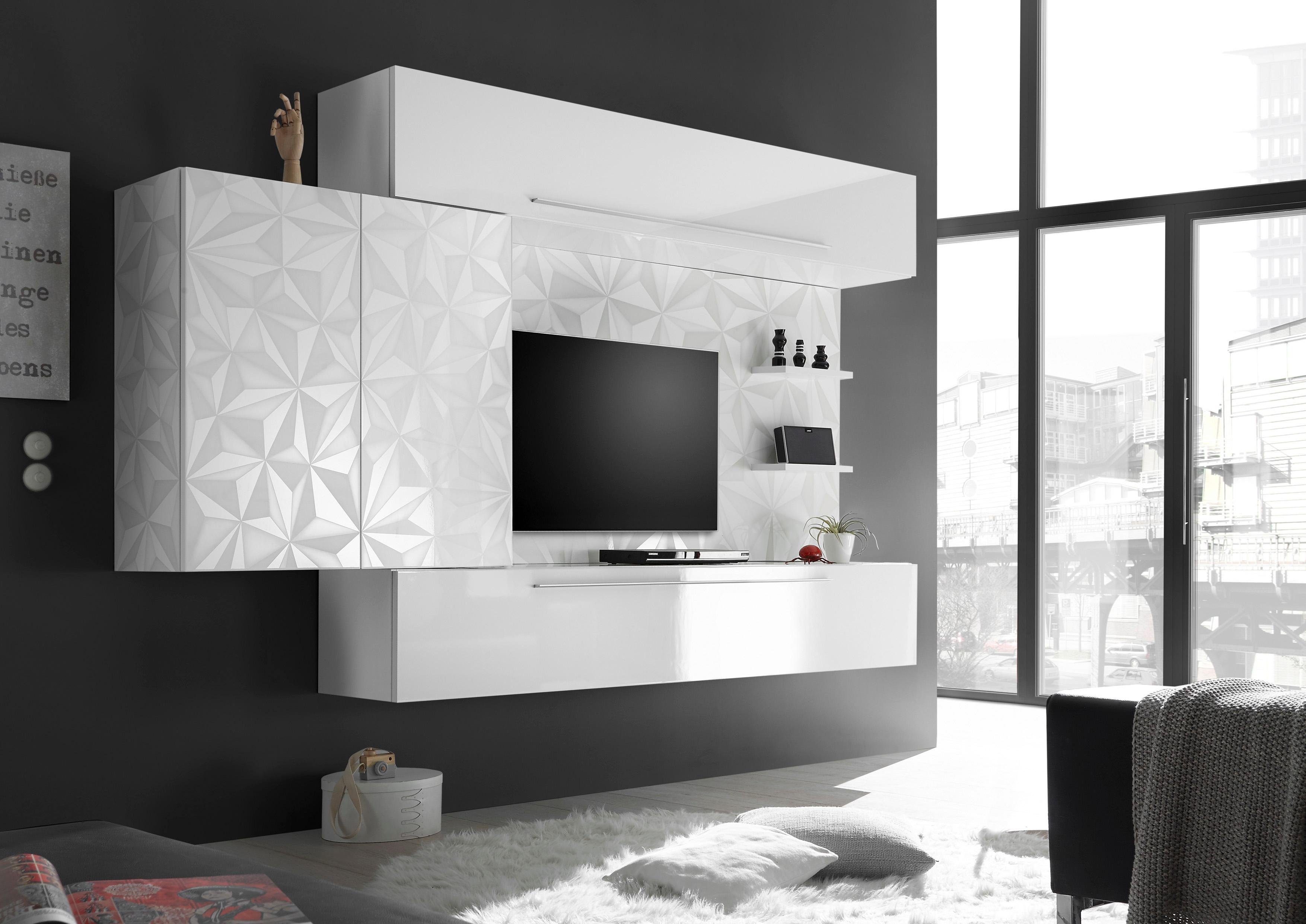 LC Wohnwand »Infinity«, (Set, 4-tlg), Italian Design online kaufen | OTTO